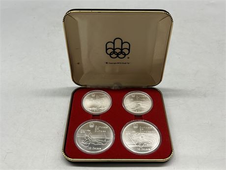 1972 MONTREAL OLYMPICS SILVER COIN SET