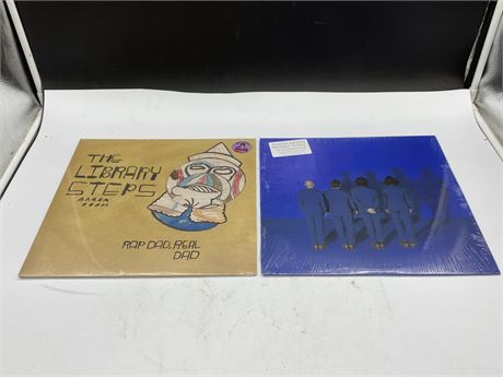 2 SEALED RECORDS - THE LIBRARY STEPS & CHICANO BATMAN