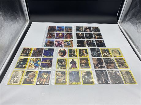 45 SUPERHERO TRADING CARDS