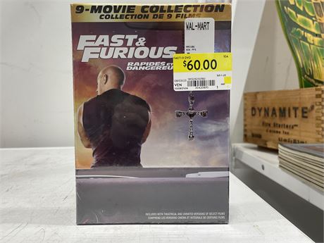 SEALED FAST & FURIOUS 9-MOVIE DVD COLLECTION