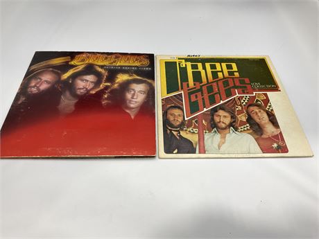 THE BEE GEES - SPIRITS HAVING FLOWN & LOVE COLLECTION - SLIGHTLY SCRATCHED