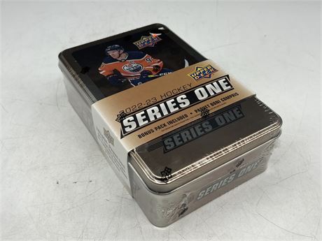 SEALED 2022/23 UD SERIES ONE TIN
