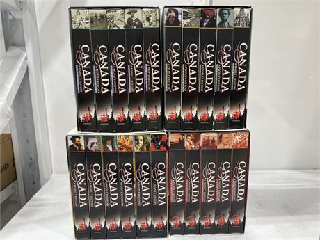 CANADA A PEOPLES STORY VHS BOXSETS LIKE NEW