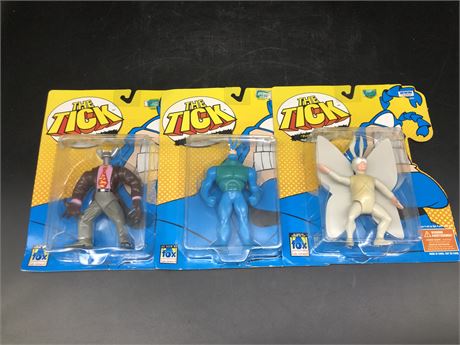 (3) THE TICK ACTION FIGURES