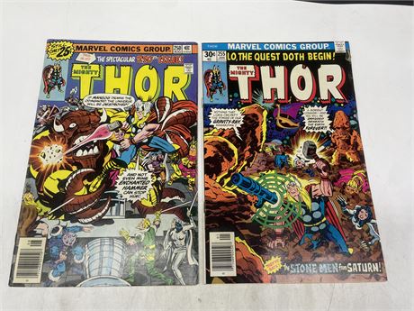 THE MIGHTY THOR #250, & #255