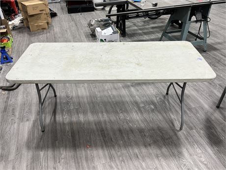 FOLD UP TABLE (72” long)