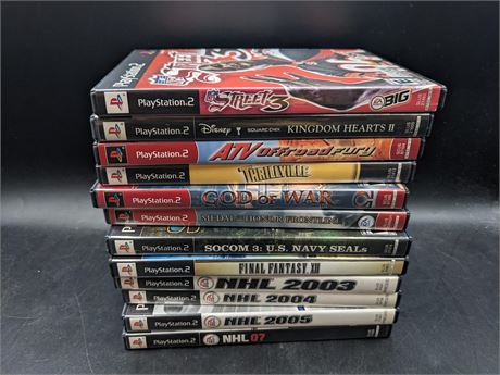 PS2 GAMES - VERY GOOD CONDITION