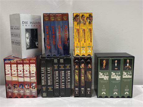 7 VHS BOX SETS