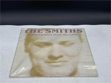HTF 1987 PRESS - THE SMITHS - STRANGEWAYS, HERE WE COME - VG (SLIGHTLY SCRATCHED