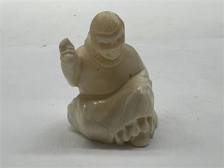 INUIT CARVING - POSSIBLE IVORY (2”)