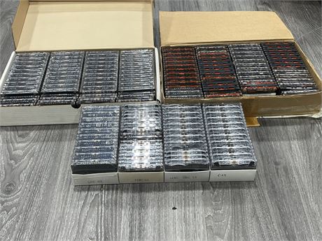 LOT OF NEW CASSETTES
