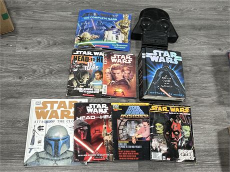 STAR WARS LOT - POP UP BOOK, MAGS & ECT