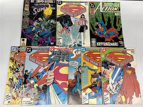 9 SUPERMAN COMICS (COMPLETE 1-6)