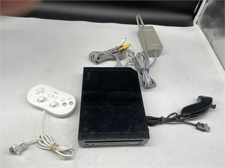 WII WITH CORDS AND 2 CONTROLLERS