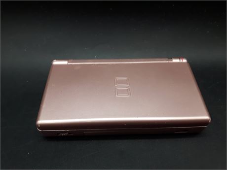 DS LITE CONSOLE - WORKING - BACK HINGE BROKEN - AS IS
