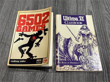 ULTIMA VI CLUEBOOK & 6502 GAMES BOOK