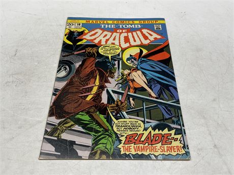 THE TOMB OF DRACULA #10 FIRST APPEARANCE OF BLADE