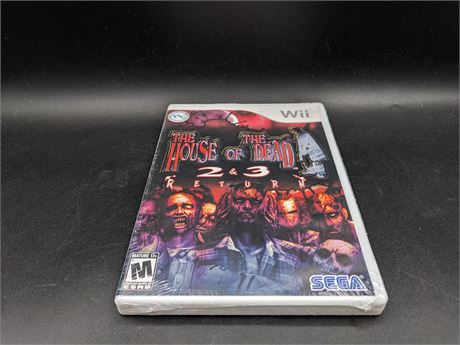 SEALED - HOUSE OF THE DEAD 2 & 3 RETURN - WII