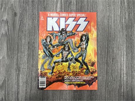 KISS #1 MARVEL SUPER SPECIAL COMIC - *PRINTED WITH REAL BLOOD FROM KISS BAND*