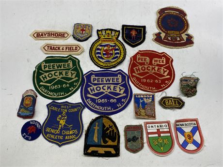 LOT OF VINTAGE PATCHES