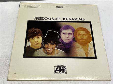 RARE THE RASCALS - FREEDOM SUITE - 2LP GATEFOLD RED LABEL NEAR MINT (NM)