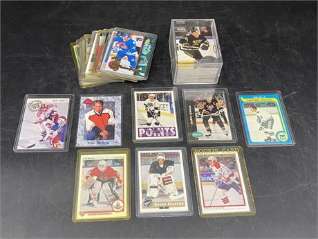 100+ NHL CARDS INCLUDING ROOKIES