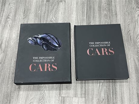 RARE LARGE THE IMPOSSIBLE COLLECTION OF CARS BOOK 18”x15”