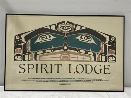 VINTAGE FIRST NATIONS PRINT BY DOUG CRANMER (35”X22.5”)