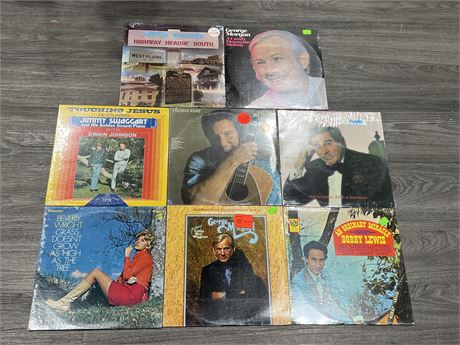 8 SEALED OLD STOCK RECORDS