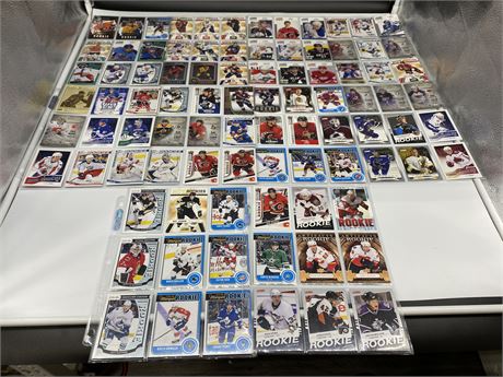 90 MISC NHL ROOKIE CARDS