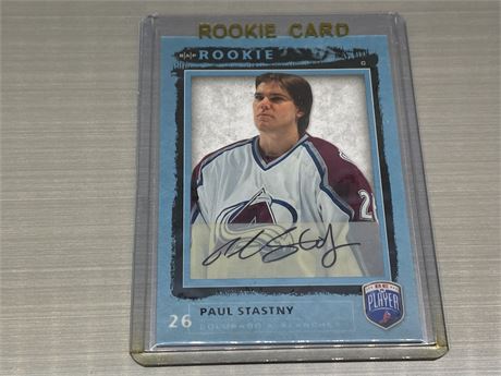 2006/07 UD PAUL STATSNY AUTOGRAPHED ROOKIE CARD