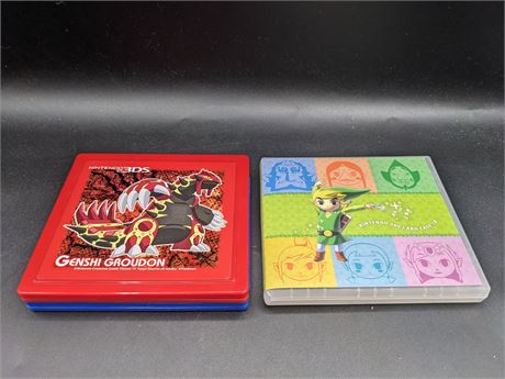 DS COLLECTIBLE GAME CASES - VERY GOOD CONDITION