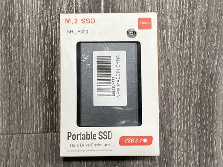 NEW PORTABLE SSD ENCLOSURE (Case only)