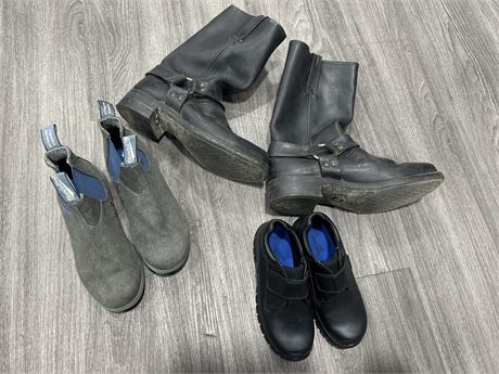 LOT OF WOMENS/GIRLS SHOES W/BLUNDSTONES