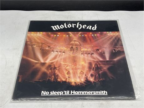 MOTÖRHEAD - NO SLEEP TIL HAMMERSMITH - EXCELLENT (E)