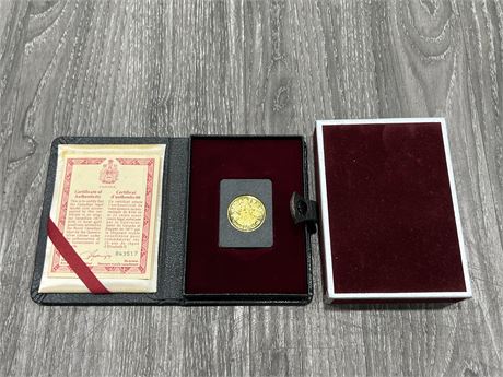 1977 GOLD QUEEN JUBILEE - $100 GOLD COIN *SPECS IN PHOTOS*