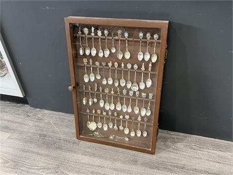 SPOON COLLECTION IN CASE (16”x24”)