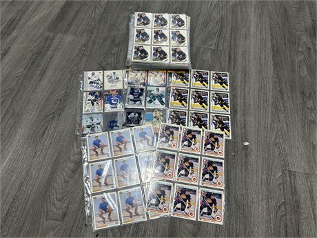 LOT APPROX. 300+ CANUCKS CARDS - ASSORTED YEARS