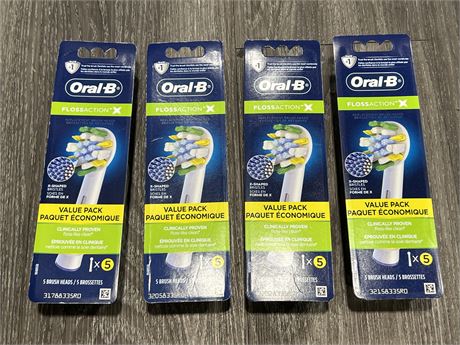 (NEW) ORAL-B FLOSS ACTION BRUSH HEADS