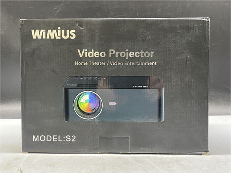 (NEW IN BOX) WIMIUS VIDEO PROJECTOR S2