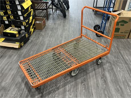 LARGE COMMERCIAL 6 WHEEL CART (62” long)