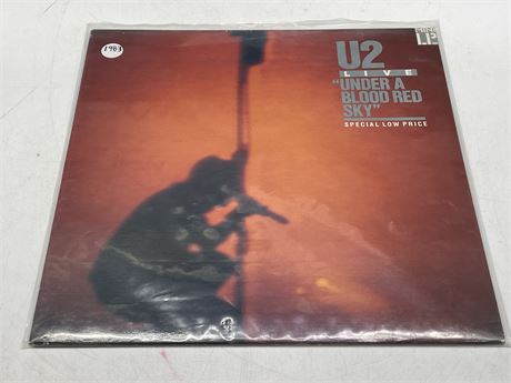 1983 U2 - LIVE UNDER A BLOOD RED SKY - NEAR MINT (NM)