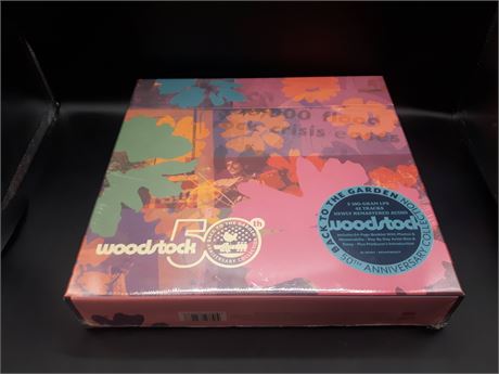 SEALED - WOODSTOCK 50TH ANNIVERSARY - 5 LP COLLECTORS BOX