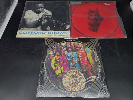 CLIFFORD BROWN BLUE NOTES WITH ALICE IN CHAINS & BEATLES PICTURE DISC