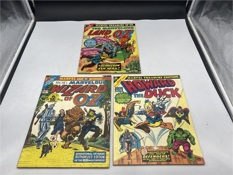 LOT OF 3 COMIC MAGS