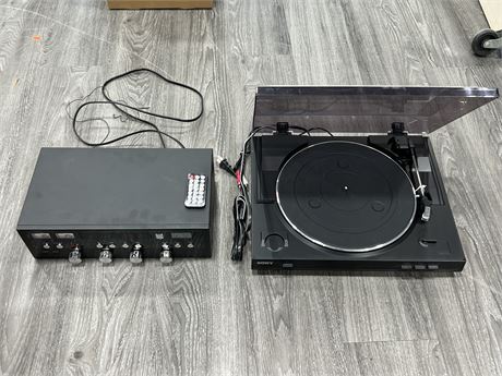 SONY PS-LX300USB TURNTABLE & AUDIO SYSTEM