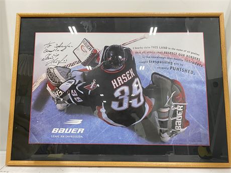 SIGNED DOMINICK HASEK PICTURE