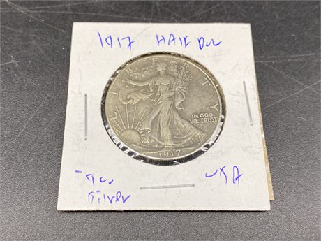 1917 USA SILVER HALF DOLLAR