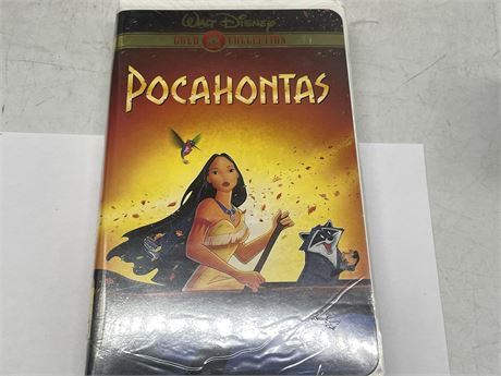 DISNEY SEALED POCAHONTAS VHS GOLD COLLECTION MOVIE
