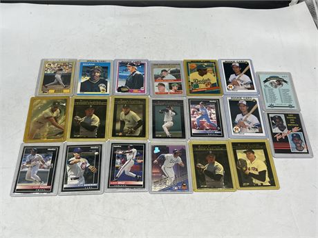 20 MISC MLB CARDS - INCLUDES ROOKIES